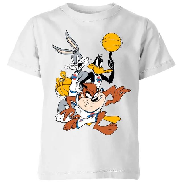 Space Jam Group Shot Kids' T-Shirt - White