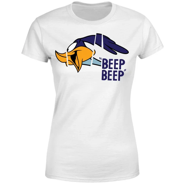 Looney Tunes Road Runner Beep Beep Women's T-Shirt - White