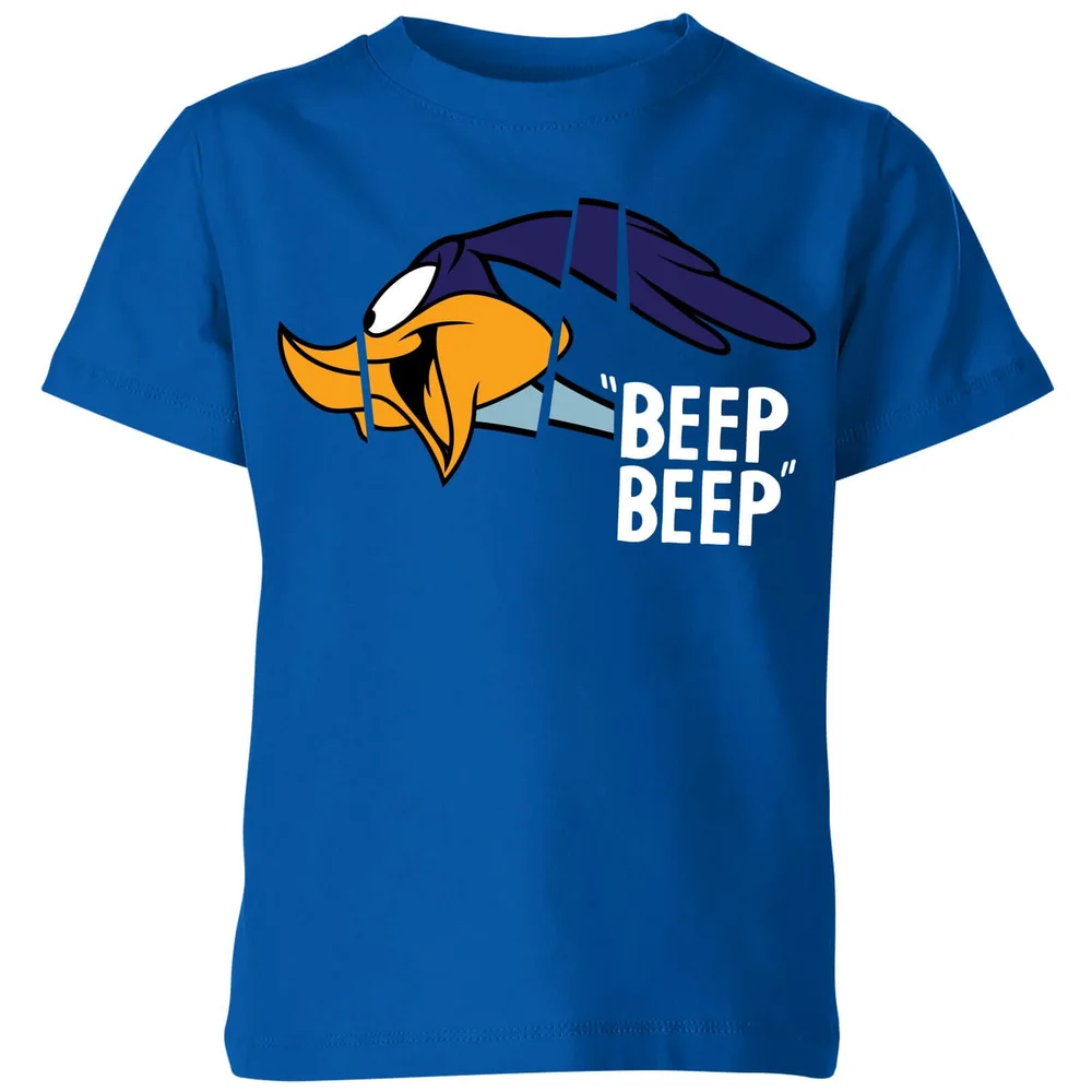 Looney Tunes Road Runner Beep Beep Kids' T-Shirt - Royal Blue - 3-4 Years Image 1
