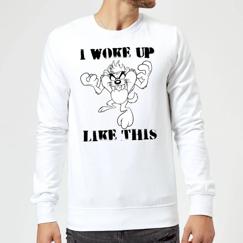 Looney Tunes I Woke Up Like This Sweatshirt - White - S Image 1