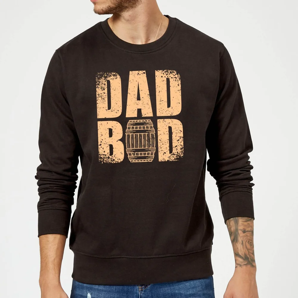 Dad Bod Sweatshirt - Black - S - Black Image 1