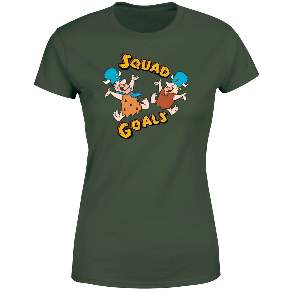 The Flintstones Squad Goals Women's T-Shirt - Forest Green - S Image 1