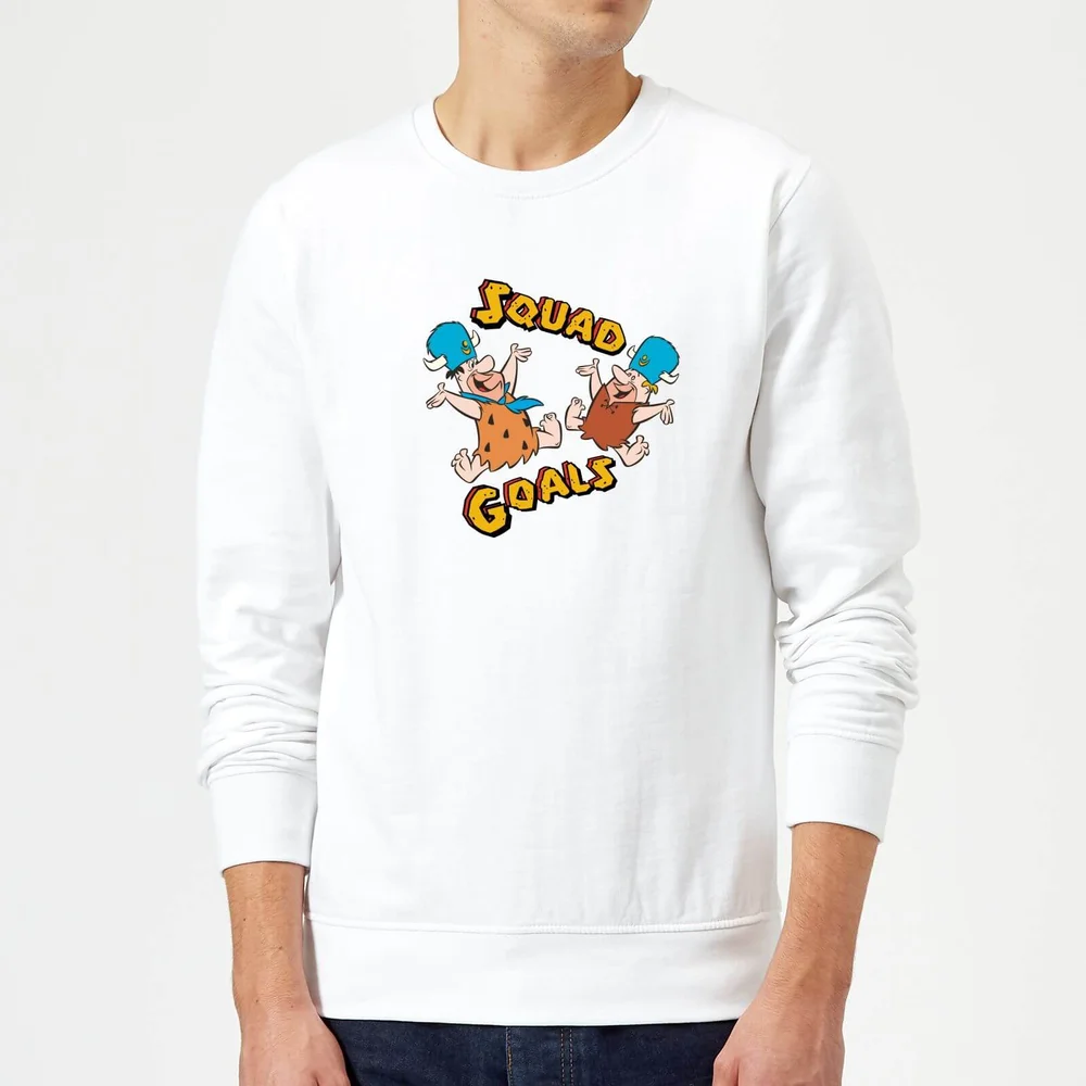 The Flintstones Squad Goals Sweatshirt - White - S Image 1