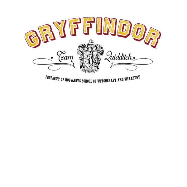 Harry Potter Gryffindor Team Quidditch Women's T-Shirt - White