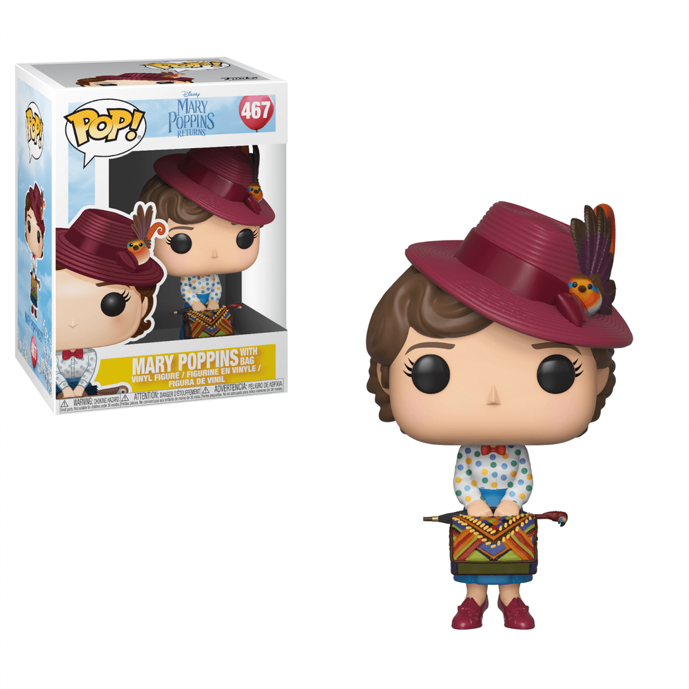 Mary Poppins Mary with Bag Pop! Vinyl Figure Image 1
