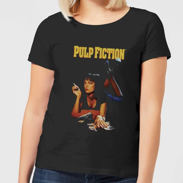 Pulp Fiction Poster Women's T-Shirt - Black