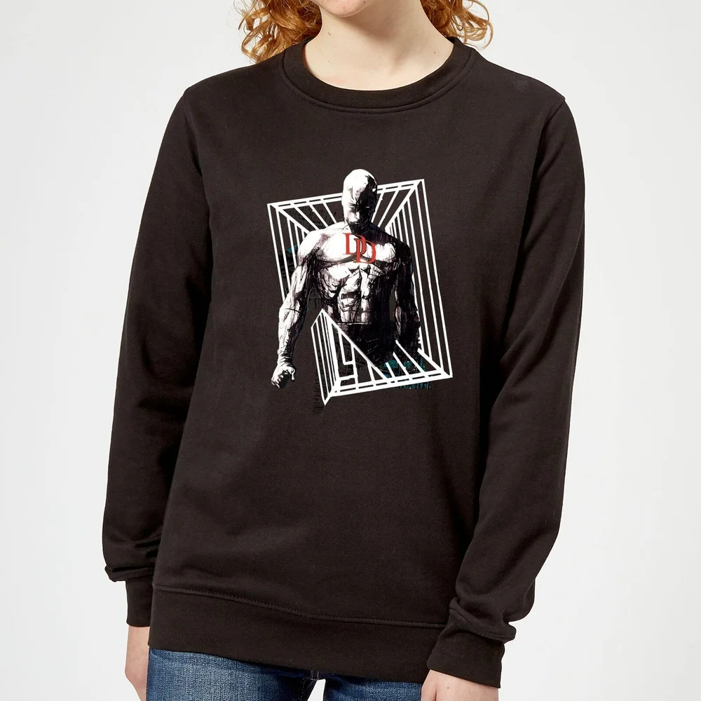 Marvel Knights Daredevil Cage Women's Sweatshirt - Black - S Image 1