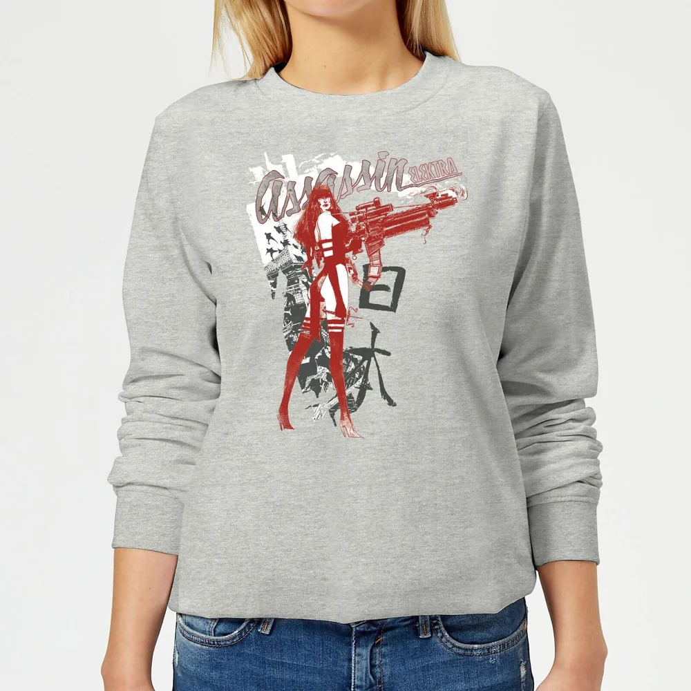 Marvel Knights Elektra Assassin Women's Sweatshirt - Grey - 3XL - Grey Image 1