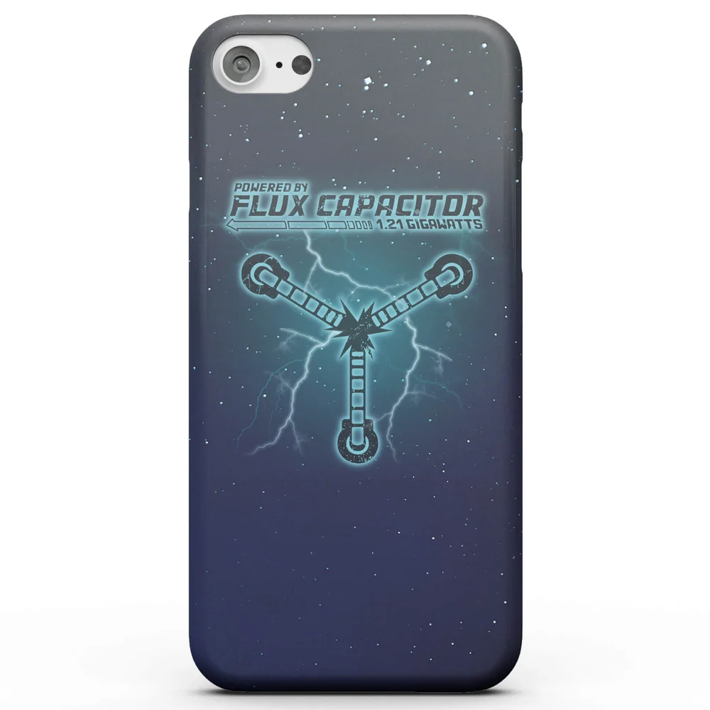 Back To The Future Powered By Flux Capacitor Phone Case - iPhone 5/5s - Snap Case - Matte Image 1