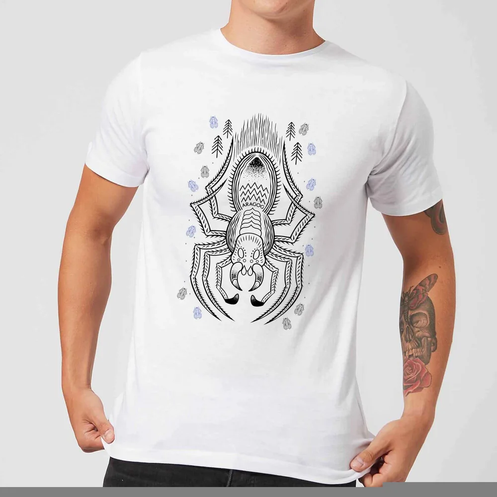 Harry Potter Aragog Line Art Men's T-Shirt - White - S - White Image 1