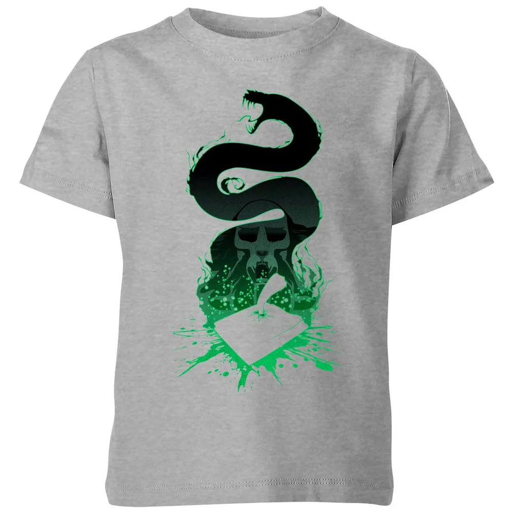 Harry Potter Basilisk Silhouette Kids' T-Shirt - Grey - 3-4 Years Image 1