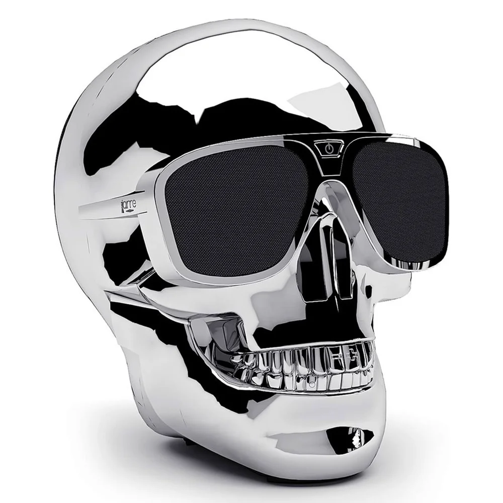 Jarre AeroSkull XS + Bluetooth Portable Speaker - Chrome Silver Image 1