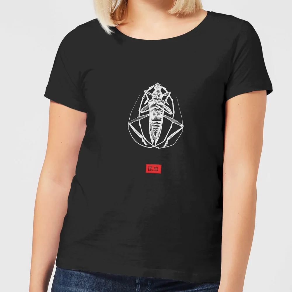 Natural History Museum Bug Fashion Print Women's T-Shirt - Black - S - Black Image 1