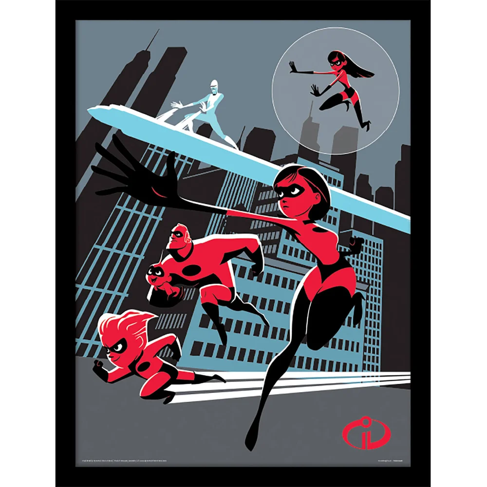 Incredibles 2 (To Action) Framed 30 x 40cm Print Image 1