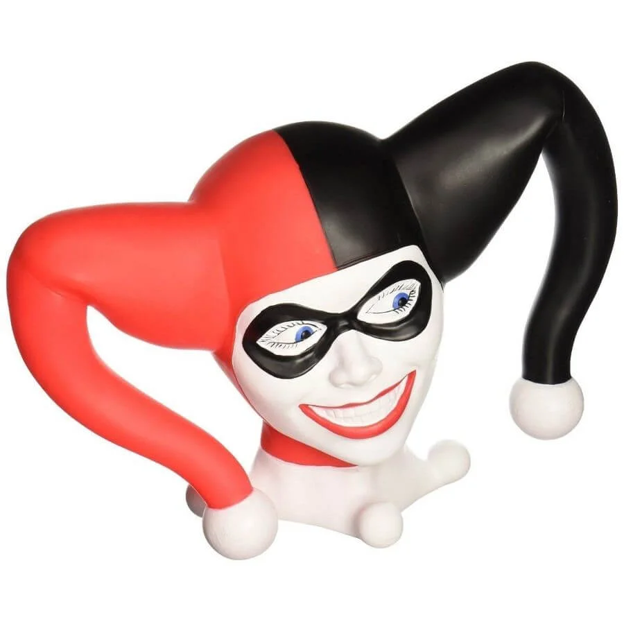 Monogram DC Comics Harley Quinn 11" Money Bust Bank Image 1