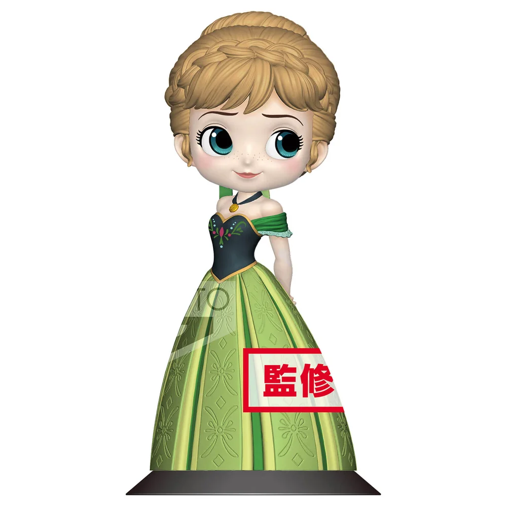 Banpresto Q Posket Disney Frozen Anna Coronation Style Figure 14cm (Pastel Colour Version) Image 1