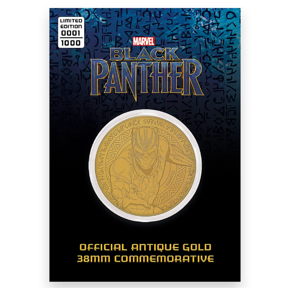 Marvel's Black Panther Collector's Limited Edition Coin: Antique Gold - Zavvi Exclusive (Limited to 1000) Image 1