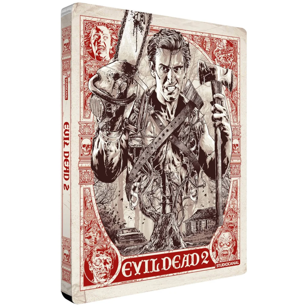 Evil Dead 2 - Zavvi Exclusive 4K Ultra HD Steelbook (Includes 2D Blu ray) Image 1