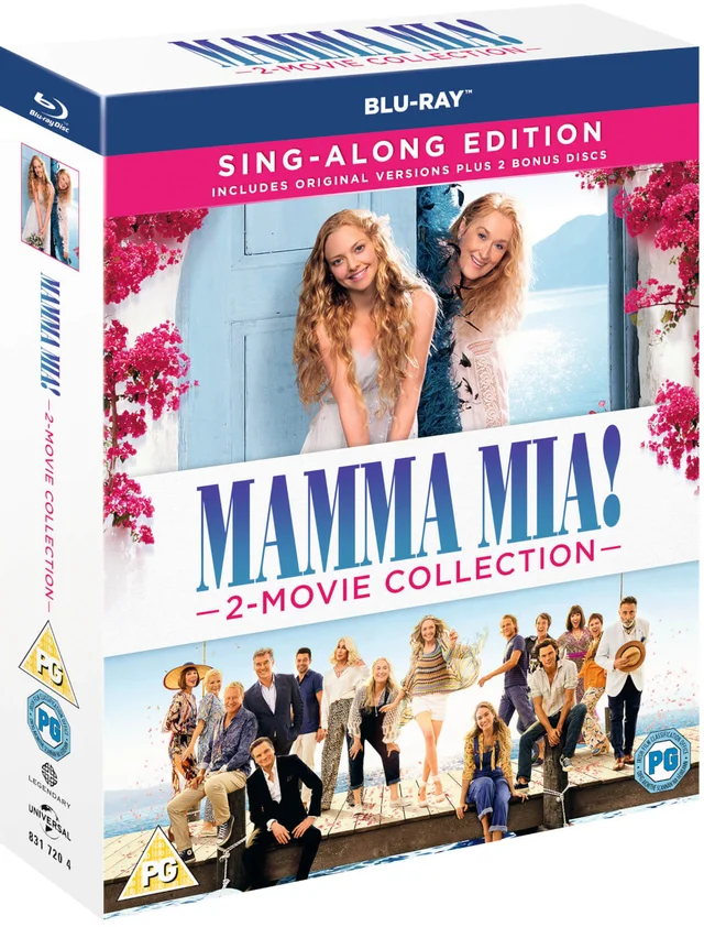 Mamma Mia! 2-Movie Collection – Sing-Along Edition (Blu-ray + 2 Bonus Discs)