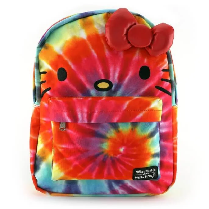 Loungefly Sanrio Hello Kitty Tie Dye Nylon Backpack Image 1
