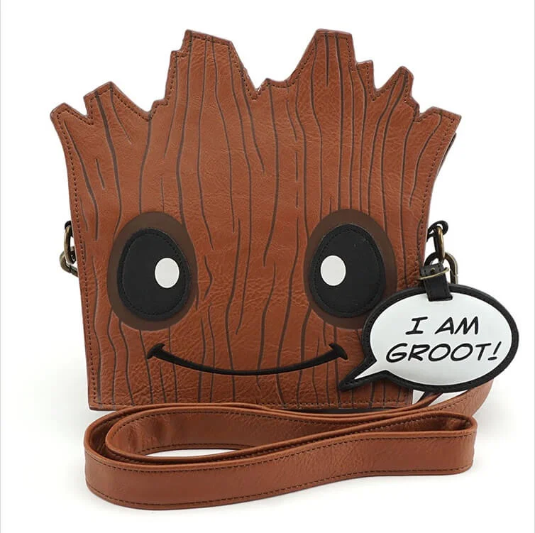 Loungefly Marvel Guardians of the Galaxy Groot Die Cut Cross Body Bag Image 1