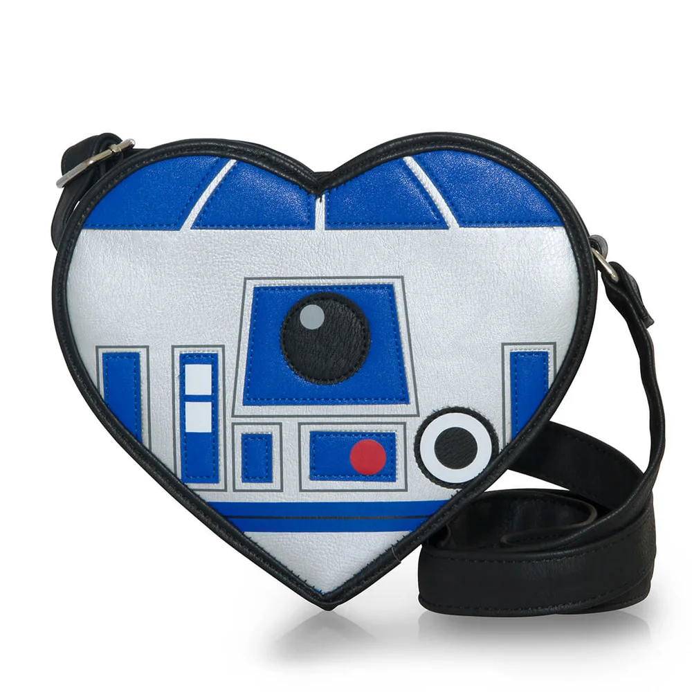 Loungefly Star Wars R2-D2 Heart Shaped Diecut Cross Body Bag Image 1