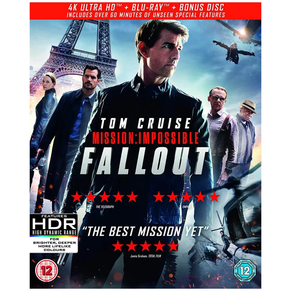 Mission: Impossible - Fallout - 4K Ultra HD (4KUHD + Blu-ray + Bonus Disc) Image 1