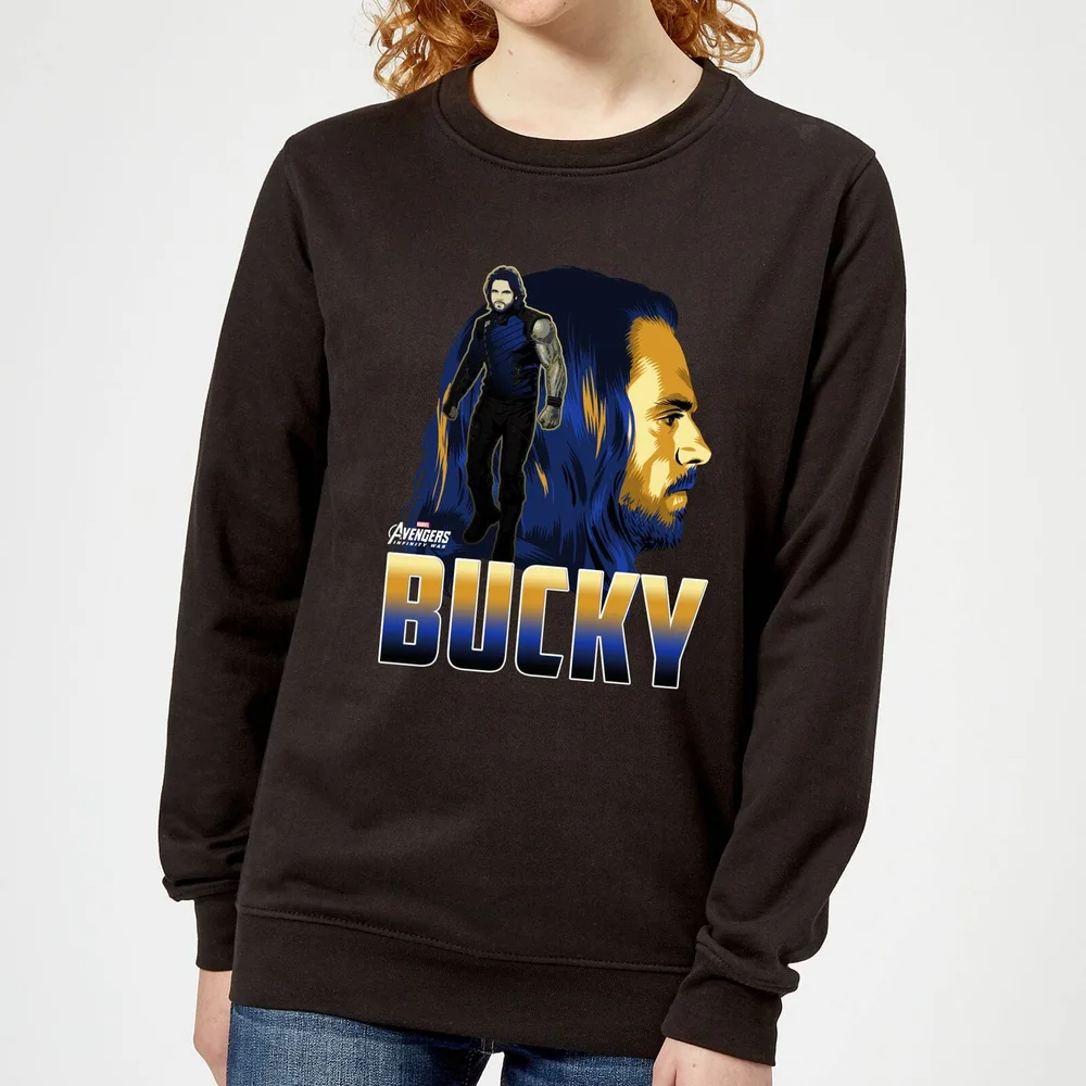 Avengers Bucky Women's Sweatshirt - Black - S Image 1