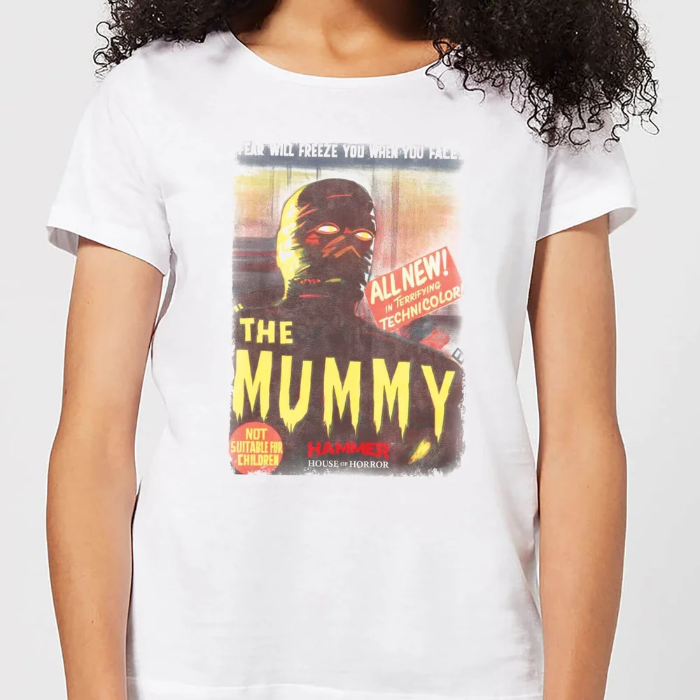 Hammer Horror The Mummy Women's T-Shirt - White - S Image 1