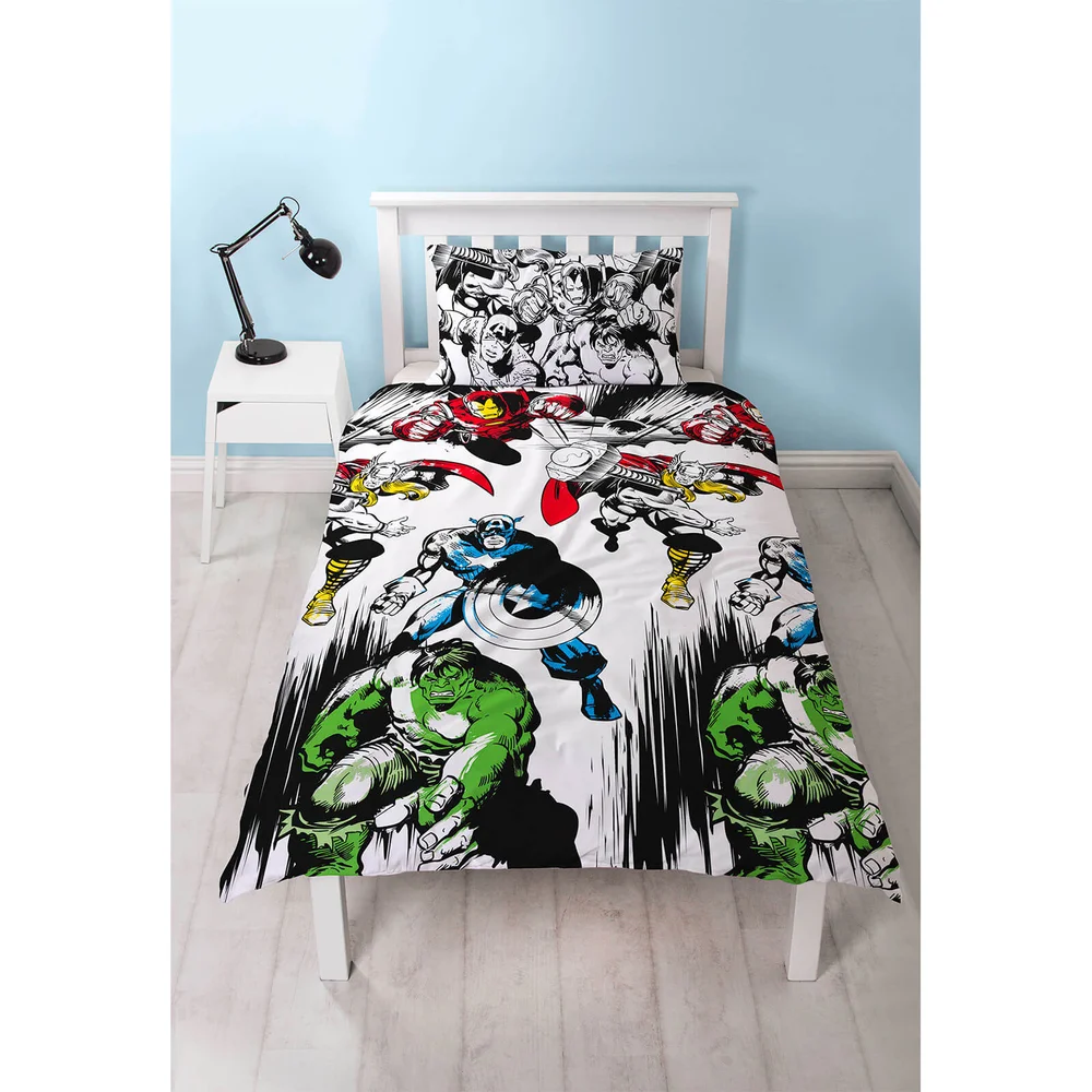 Marvel Comics Crop Duvet Set - Single Image 1