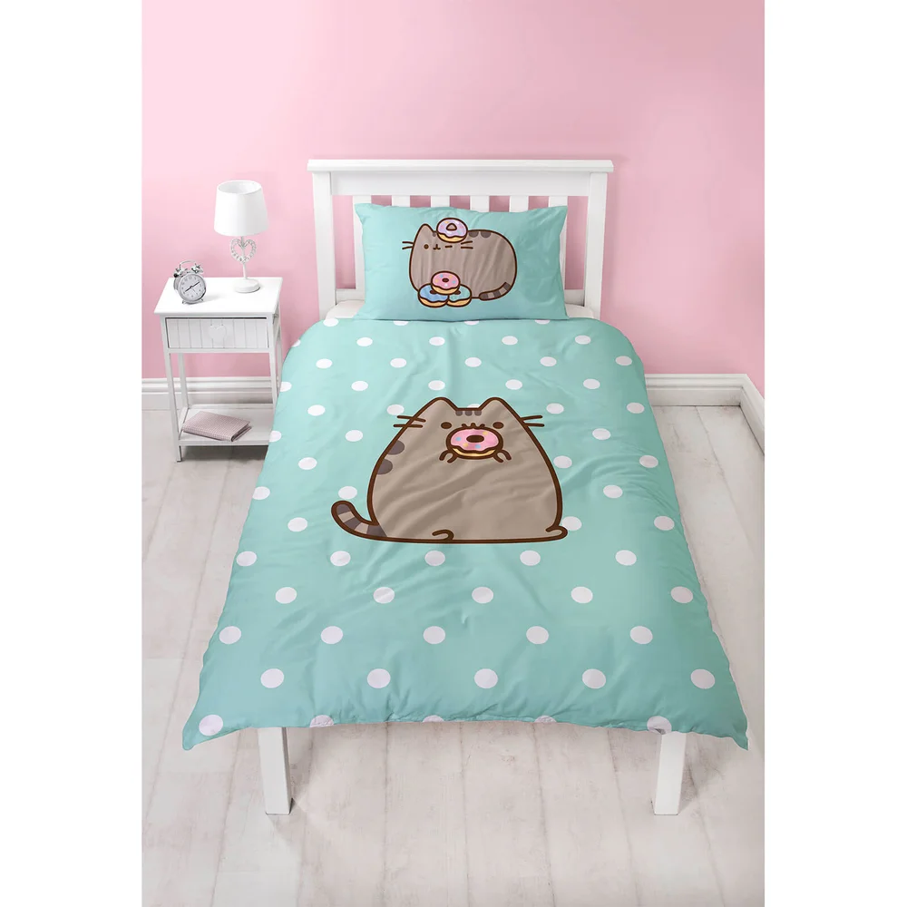 Pusheen Doughnut Duvet Set - Single Image 1