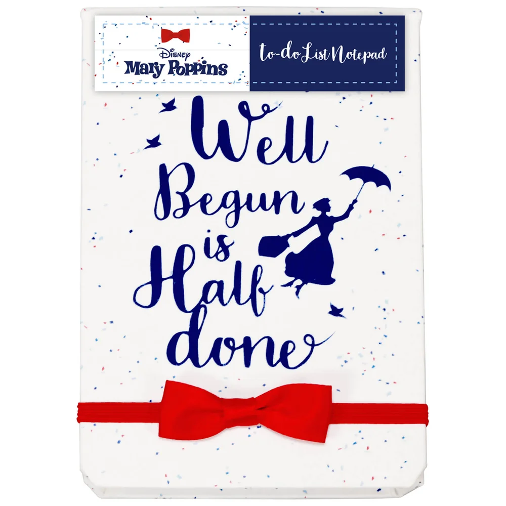 Mary Poppins To Do List Notebook - Practically Perfect Image 1