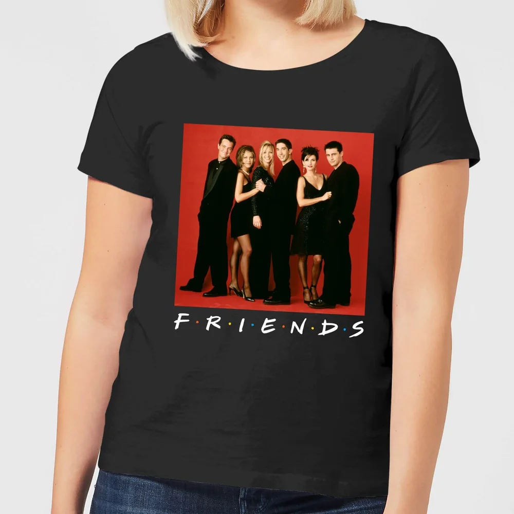 Friends Character Pose Women's T-Shirt - Black - S Image 1