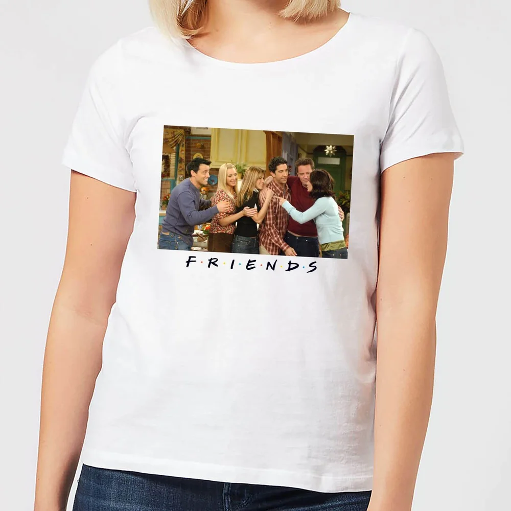 Friends Cast Shot Women's T-Shirt - White - S Image 1