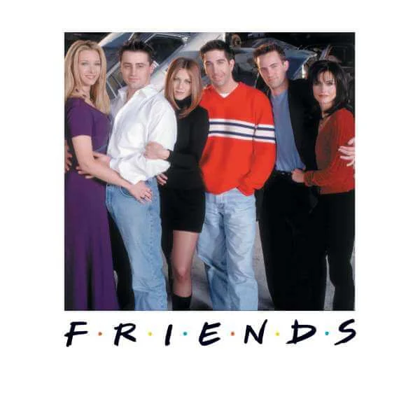 Friends Cast Pose Sweatshirt - White