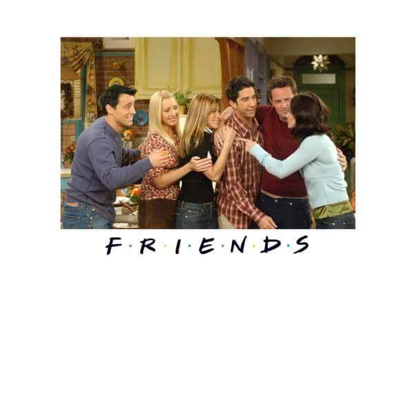 Friends Cast Shot Sweatshirt - White