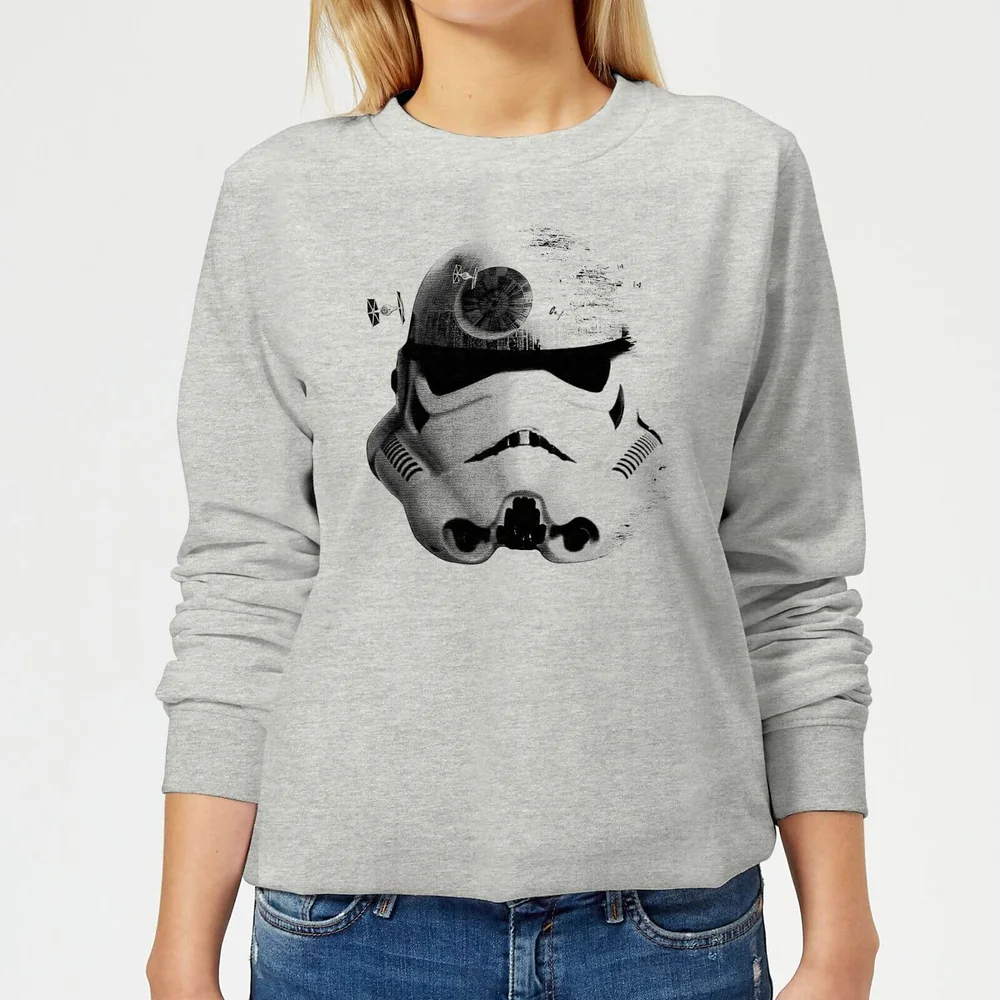 Star Wars Command Stromtrooper Death Star Women's Sweatshirt - Grey - 3XL - Grey Image 1