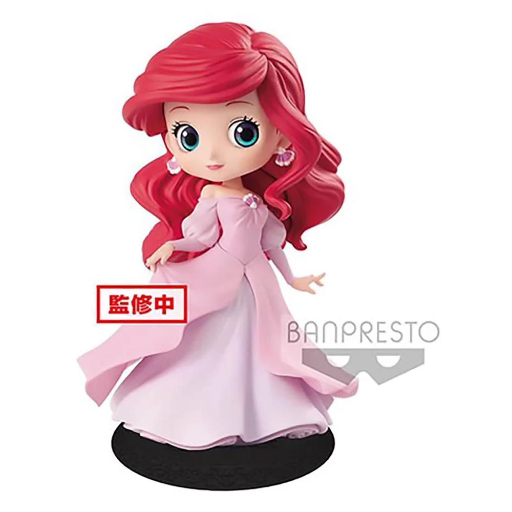 Banpresto Q Posket Disney The Little Mermaid Ariel Princess Figure 14cm (Pink Dress) Image 1