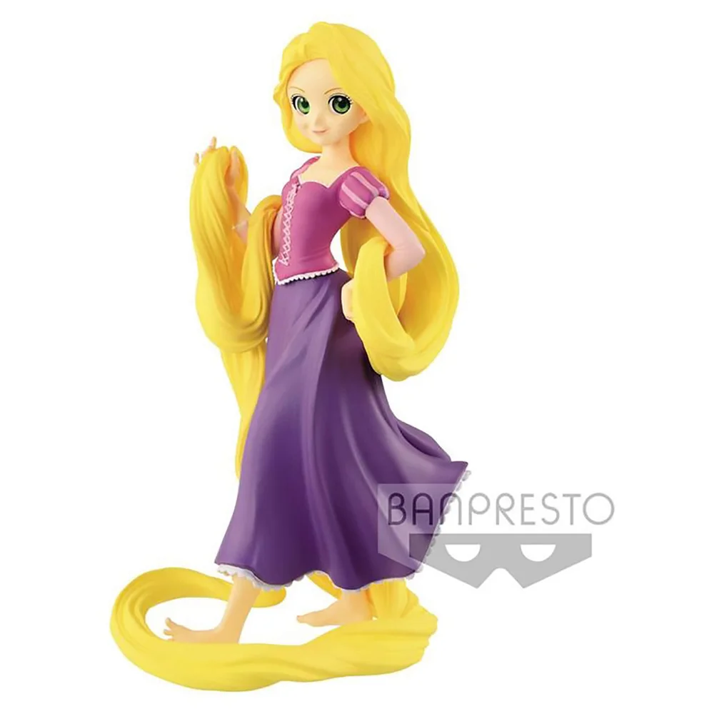 Banpresto Disney Characters Crystalux Tangled Rapunzel Figure 16cm Image 1