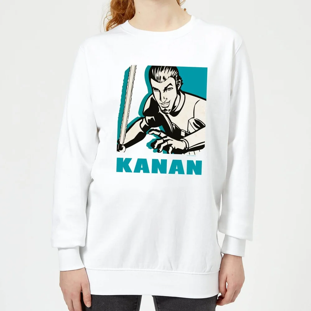Star Wars Rebels Kanan Women's Sweatshirt - White - S - White Image 1