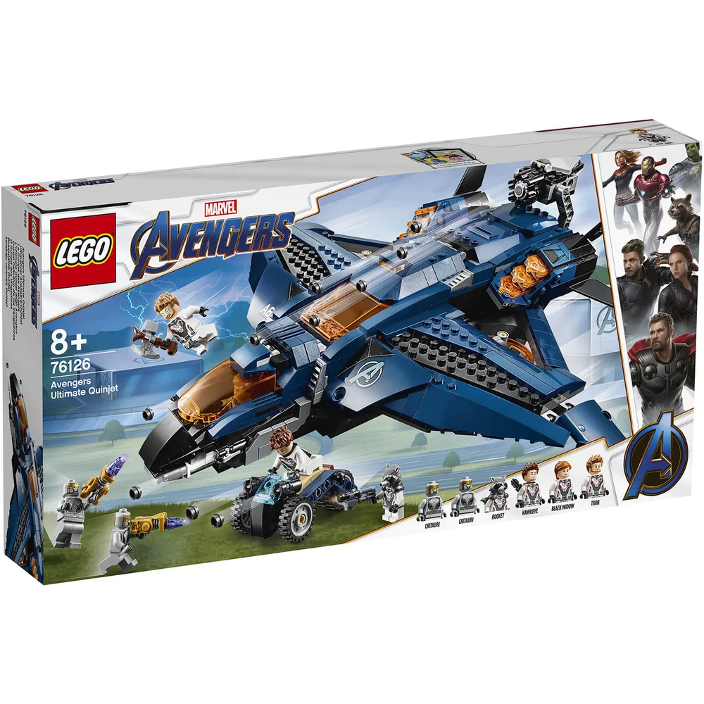 LEGO Marvel Avengers Ultimate Quinjet Plane Toy (76126) Image 1