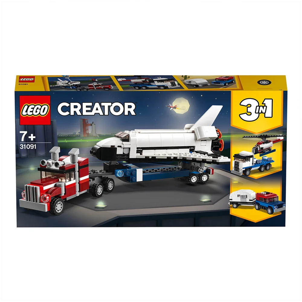 LEGO Creator: 3in1 Shuttle Transporter Building Set (31091) Image 1