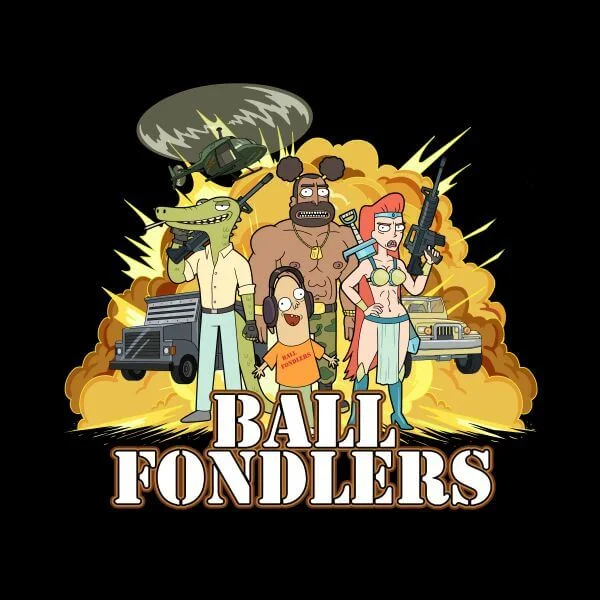 Rick and Morty Ball Fondlers Women's T-Shirt - Black