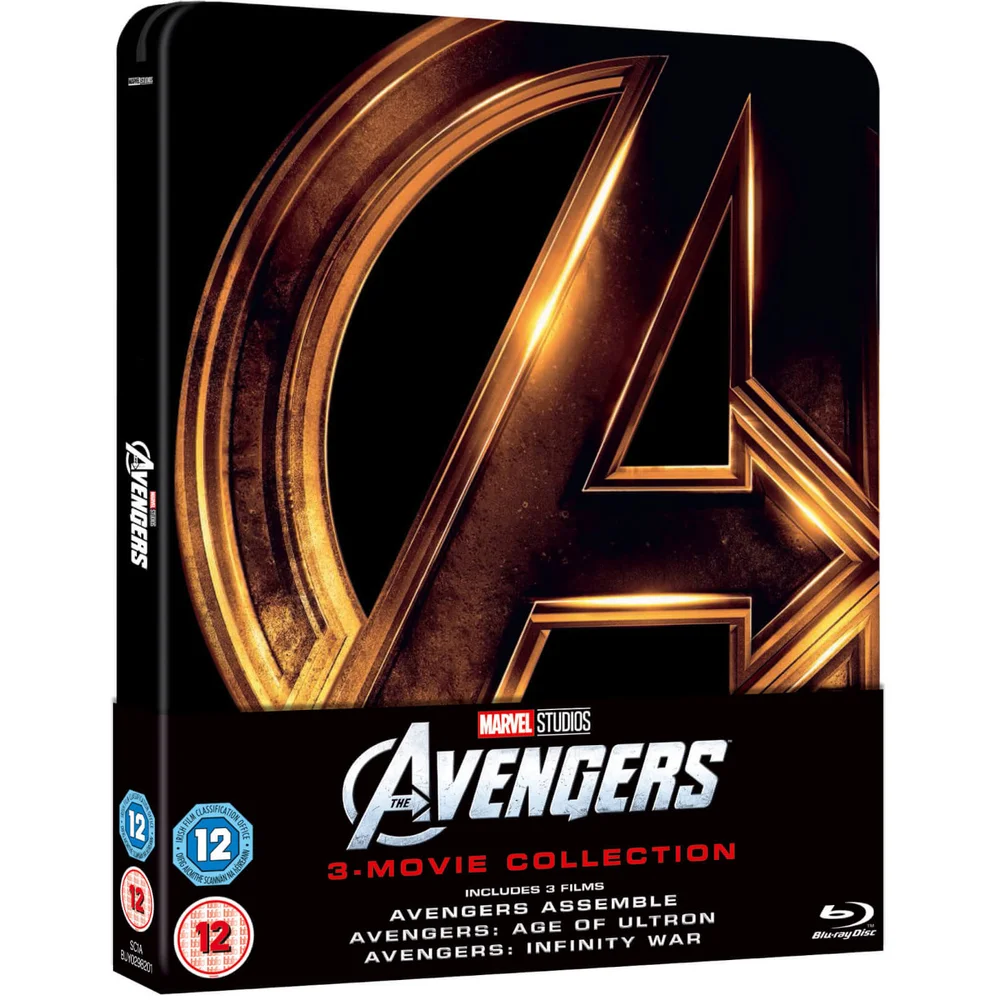 Avengers 1-3 Collection - Zavvi Exclusive Steelbook Image 1