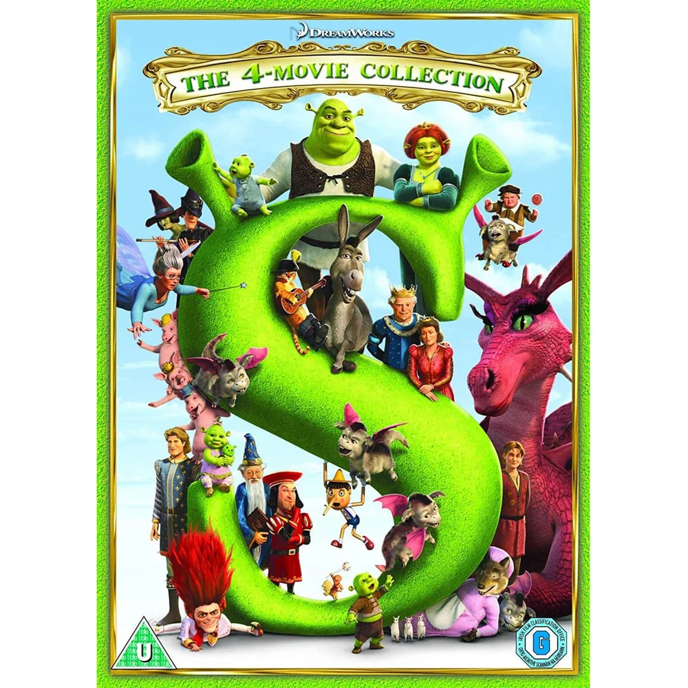 Shrek/ Shrek 2/ Shrek The Third/ Shrek Forever After - 2018 Artwork Refresh Image 1