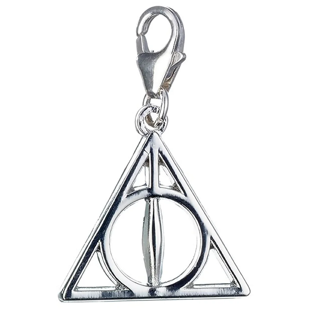 Harry Potter Sterling Silver Deathly Hallows Clip on Charm Image 1