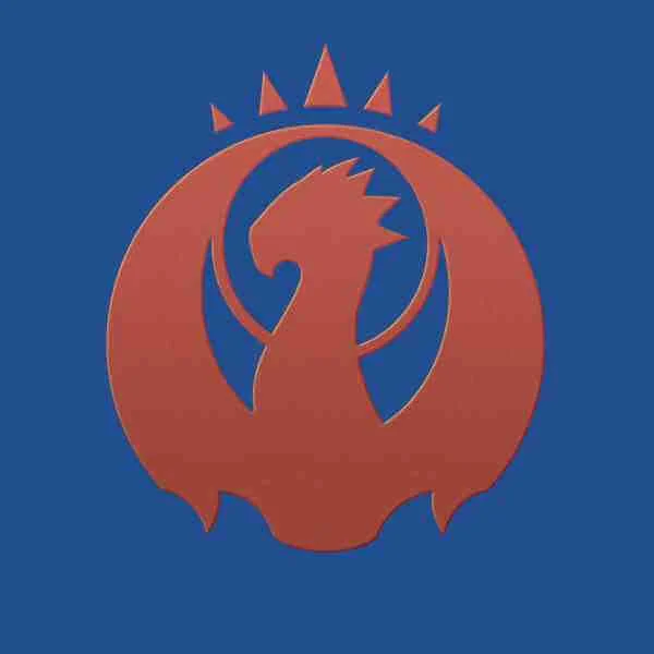 Magic The Gathering Izzet Symbol Men's T-Shirt - Royal Blue