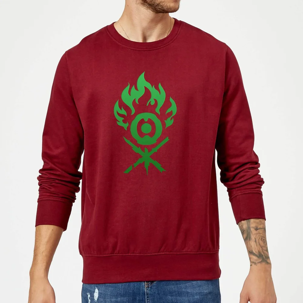 Magic The Gathering Gruul Symbol Sweatshirt - Burgundy - S - Burgundy Image 1