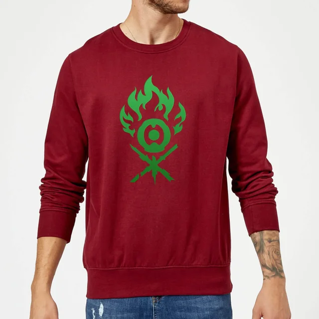 Magic The Gathering Gruul Symbol Sweatshirt - Burgundy