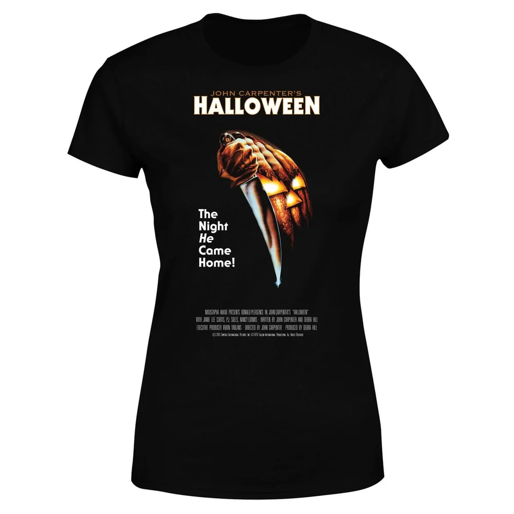 Halloween Poster Women's T-Shirt - Black - S Image 1